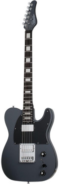 Schecter PT EX Baritone Electric Guitar in Dorian Gray - SCH-GTR-2148-Front.jpg