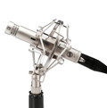 Warm Audio WA-84 Small Diaphragm Condensor Microphone in Nickel - 319522-WA-84-Single-Nickel-Side-View-Shockmount-72-DPI-1.jpg