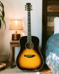 Orangewood Echo Live Dreadnought Electro Acoustic Guitar in Vintage Sunburst Gloss - ECHO-VS-DETAIL.jpg