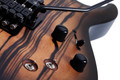 Schecter C-1 FR-S Pale Moon Electric Guitar in Natural Satin Black Burst - SCH-GTR-693-Controls.jpg