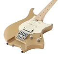 HILS HNS1 S-Style Headless Electric Guitar in Satin Summer Sand - HNS1MS-SS-Photo-Angle.jpg