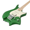 HILS HNS1 S-Style Headless Electric Guitar in Satin Emerald Green - HNS1MS-MEG-Photo-Angle.jpg