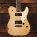 Castedosa Marianna Carve Top Electric Guitar with TS Humbuckers in Burnt Marshmallow, Medium Aged - 446 (3).JPG