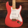 Fender Custom Shop '55 Stratocaster Deluxe Closet Classic in Faded Aged Fiesta Red - CZ585504 (4).JPG