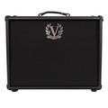 Victory MK 112 Open-Back Speaker Cabinet in Black with Celestion Alnico Gold Speaker - MK112-CG30-BK-SS-BK-Front.jpg
