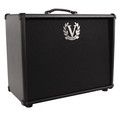 Victory MK 112 Open-Back Speaker Cabinet in Black with Celestion Alnico Gold Speaker - MK112-CG30-BK-SS-BK-Left-Angle.jpg