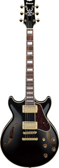 Ibanez AM73G-BK Artcore Semi-Hollow Electric Guitar in Black - AM73G_BK_5B_01_A_compressed.jpg