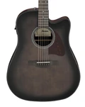 Ibanez AAD70CE-TBN Electro Acoustic Guitar in Transparent Charcoal Burst Low Gloss - AAD70CE_TBN_2Y_01_F.jpg