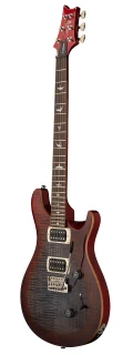 PRS SE Custom 24 Electric Guitar in Charcoal Cherry Burst (2026) - SE Custom 24 Charcoal Cherry Burst_3quarters.jpg