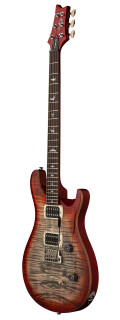PRS SE Custom 24-08 Electric Guitar in Charcoal Cherry Burst (2026) - SE Custom 24-08 Charcoal Cherry Burst_3quarters.jpg