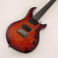 B Stock : Sterling by Music Man Majesty MAJ270X Spalted Maple Blood Orange Burst 001 - B-STMAJ270X-0001 (7).jpg
