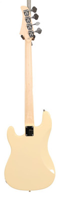 B Stock : Eastcoast PJ4 Electric Bass in Vintage White Black Guard Rosewood Fretboard 002 - B-EC-PJ4-VT-0002 (4).jpg