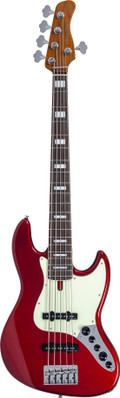 Sire V7 5-String New Gen Bass Guitar in Candy Apple Red - V7A5CAR_2.jpg