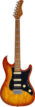 Sire S7 Ash Top Electric Guitar in Amber Burst - S7ATAB_2.jpg