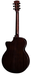Faith Nexus Series Venus Cutaway Electro Acoustic in Thru-Black - FPVECK---Back-m.jpg