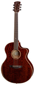Faith FX Series FNCEDNG Neptune Cutaway Electro Acoustic in Dark Natural Gold - FNCEDNG---Angle-Front-M.jpg