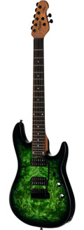 Sterling by Music Man Jason Richardson Signature Cutlass 7-String Electric Guitar in Kokiri Forest - STRICHARDSON7KFRR2B-Angle.jpg