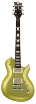 Reverend Roundhouse HH  Electric Guitar in Metallic Limeade - RHHH_MLIM_A.jpg