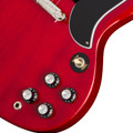 Epiphone Inspired by Gibson SG Special P-90 Electric Guitar in Cherry Red - EISPCHRNH1-Controls.jpg