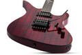 Schecter Synyster Gates Signature Standard Plus Electric Guitar in Deep Red with Black Pin Stripes - SCH-GTR-1753-Body-Angle.jpg