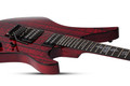 Schecter Synyster Gates Signature Standard Plus Electric Guitar in Deep Red with Black Pin Stripes - SCH-GTR-1753-Body-Angle-3.jpg