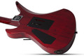 Schecter Synyster Gates Signature Standard Plus Electric Guitar in Deep Red with Black Pin Stripes - SCH-GTR-1753-Body-Angle-Back.jpg