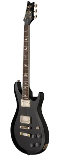 PRS S2 McCarty 594 Thinline Electric Guitar in Black Rainbow Holoflake - 112821BH-Angle.jpg