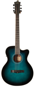 B Stock : EastCoast G1CE Grand Auditorium Blue Burst Electro Acoustic 082 - B-EC-G1CE-B-0082 (3).jpg
