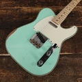 Fender Custom Shop Masterbuilt Austin MacNutt Roasted Pine Telecaster Electric Guitar in Surf & Sherwood Green - AM0159 (8).JPG