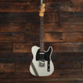 Fender Custom Shop Masterbuilt Dennis Galuszka ‘63 Telecaster Journeyman Relic in Aged Inca Silver with Green Competition Stripe - R135587 (4).JPG