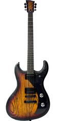 Dunable Gnarwhal DE Baritone Electric Guitar in Tobacco Sandblast - GNB-TBS-Front.jpg