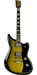 Dunable Yeti DE Electric Guitar in Aged Silverburst - YE-ASI-Front.jpg
