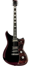 Dunable Yeti DE Baritone Electric Guitar in Oxblood Metallic - YEB-OM-Front.jpg