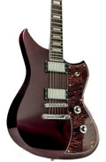 Dunable Yeti DE Baritone Electric Guitar in Oxblood Metallic - YEB-OM-Angle.jpg