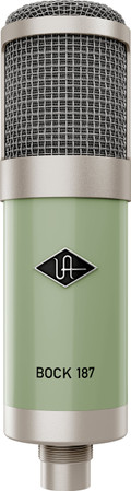 Universal Audio UA Bock 187 FET Condenser Microphone - MIC-UA187-Bock-187-Condenser-Microphone-Green-Front.jpg