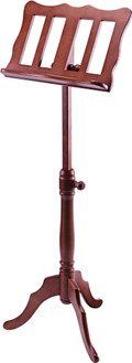 K&M 117 Baroque Design Wooden Music Stand, Walnut Finish - KM117W (1).jpg