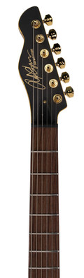 Chapman Chris Robertson Signature SAR63 Semi Hollow Electric Guitar in Slate Black  - CH-SAR-BK-front-hs.jpg