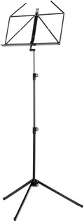 K&M 100/1 Telescopic Design Music Stand In Black - KM1001BK (1).jpg