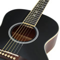 EastCoast PL Parlour Acoustic Guitar in Faded Black - EC-PL-FBK (6).jpg