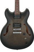 Ibanez AS53-TKF Semi Hollow Electric Guitar in Transparent Black Flat - AS53-TKF-1.jpg