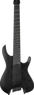 Ibanez QX527B-WKQ Q Series 7-String Headless Electric Guitar in Weathered Black - QX527B_WK_1P_02_A.jpg