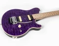 Music Man 30th Anniversary Axis Electric Guitar in Translucent Purple Quilt - 30330P11P00TBCR-Body-Angle.jpg
