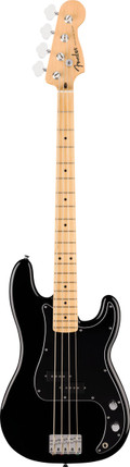 Fender Limited Edition Standard Precision Bass Guitar in Black - 0266621506-Front.jpg