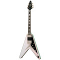 Epiphone Futura Flying V Custom Electric Guitar in Quicksilver Shift - EIFFVCQSSNH-Front.jpg