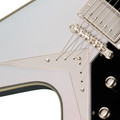 Epiphone Futura Flying V Custom Electric Guitar in Quicksilver Shift - EIFFVCQSSNH-Bridge.jpg