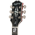 Epiphone Futura SG Custom Electric Guitar in Midnight Ember Shift - EIFSGCMESNH-Headstock.jpg