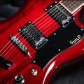 Guild Polara Deluxe Electric Guitar in Cherry Red - GPODELUCRX-6.jpg