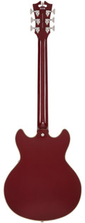 D’Angelico Premier Mini DC Semi-Hollow Electric Guitar in Burnt Red - DAPMDCBRDNS-Back.jpg