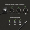 CME 4x DIN MIDI To Straight 3.5mm TRS Type-A Cables 30CM - S-F000C33 (3).jpg