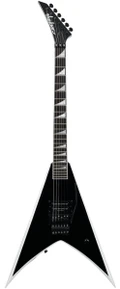 Jackson Pro Series Wes Borland Signature King V KV Electric Guitar in Black with White Bevels - 2919775503-Front.jpg